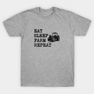 Eat Sleep Farm Repeat - Farmer T-Shirt